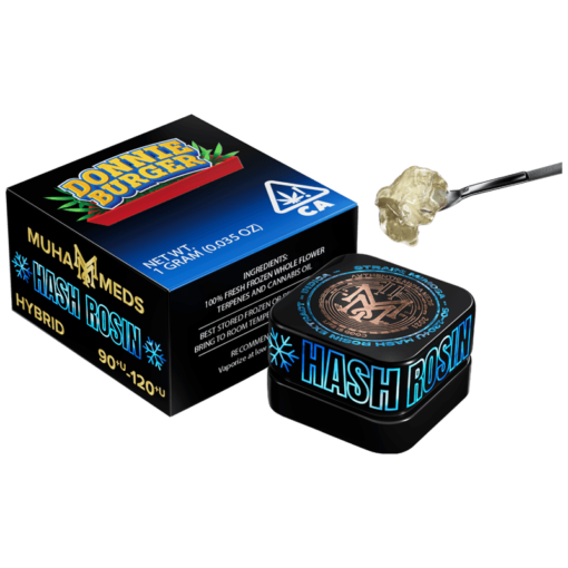 MUHAMEDS DONNIE BURGER HYBRID 1 GRAM HASH ROSIN FOR SALE