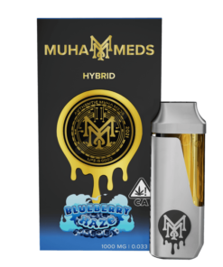 MUHA MEDS BLUEBERRY HAZE FOR SALE | HYBRID 1000MG THC