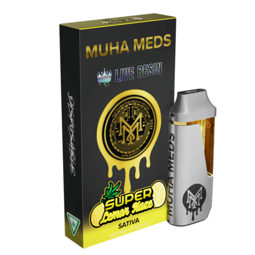 MUHAMEDS SUPER LEMON HAZE SATIVA 1000MG LIVE RESIN THC