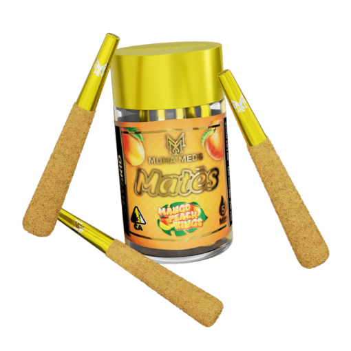 MUHAMEDS MANGO PEACH RINGS HYBRID INFUSED PRE-ROLLS FOR SALE